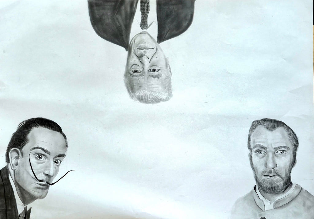 Customised graphite portrait