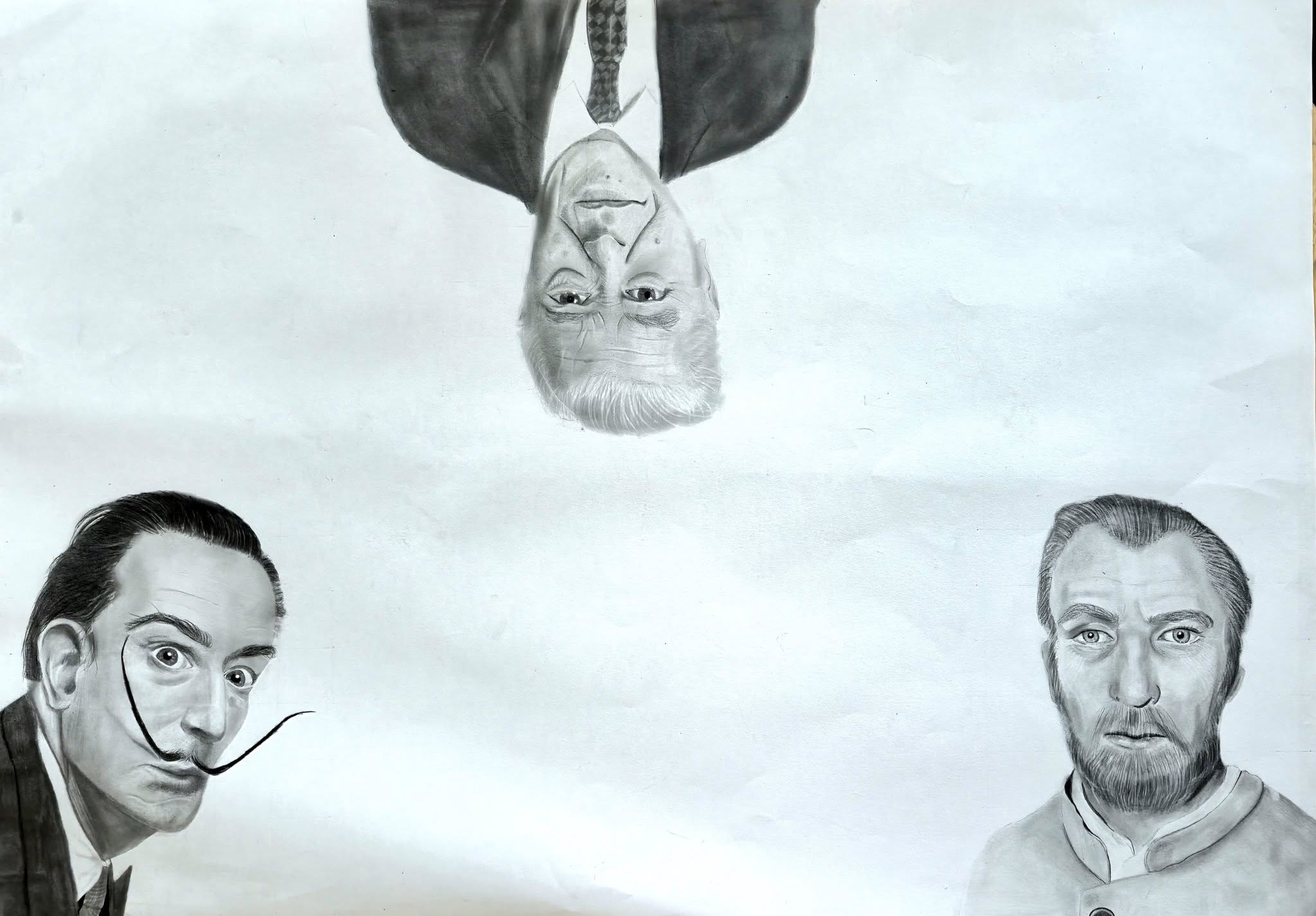 Customised graphite portrait. (Human)