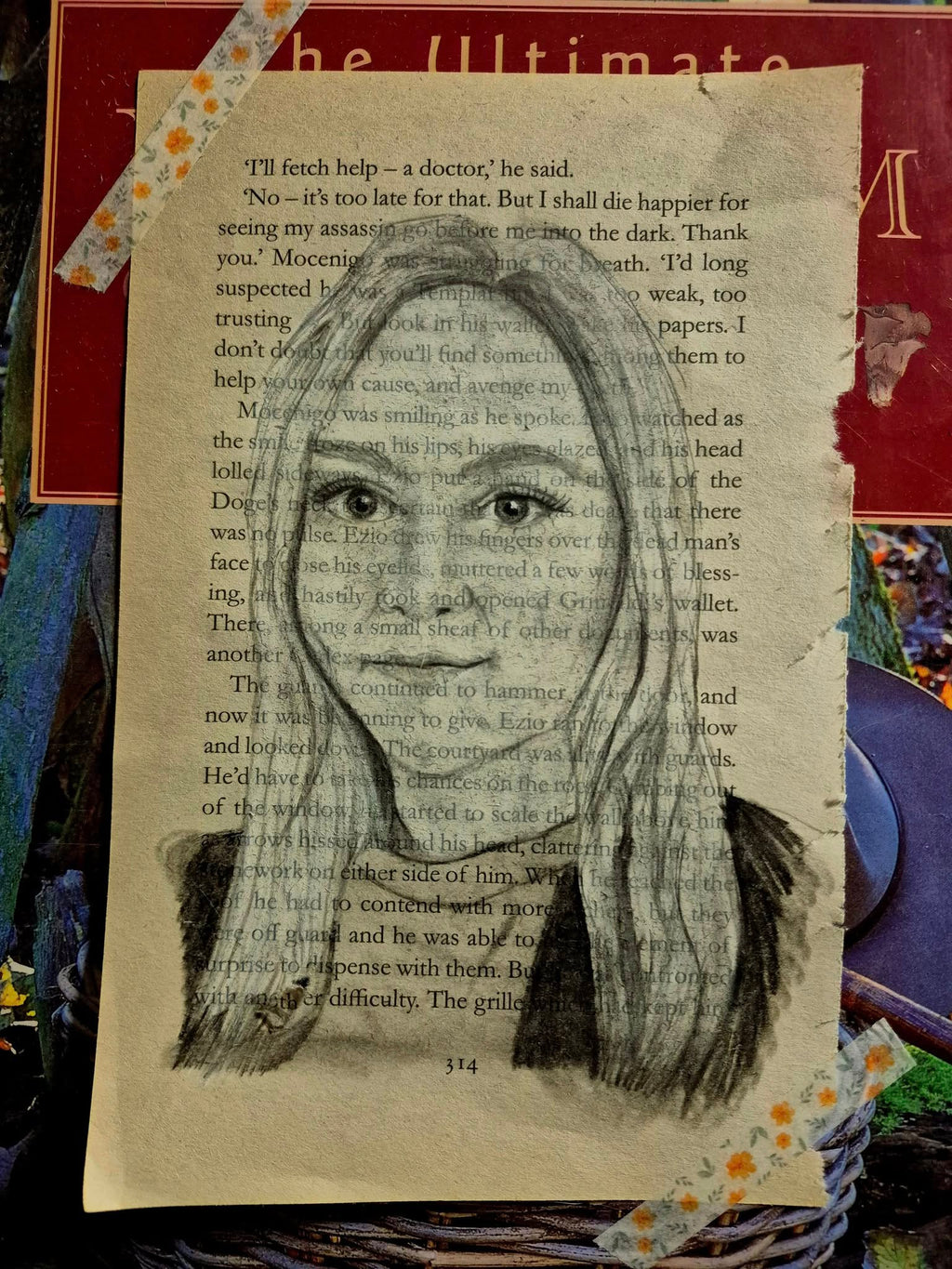 Customised graphite portrait