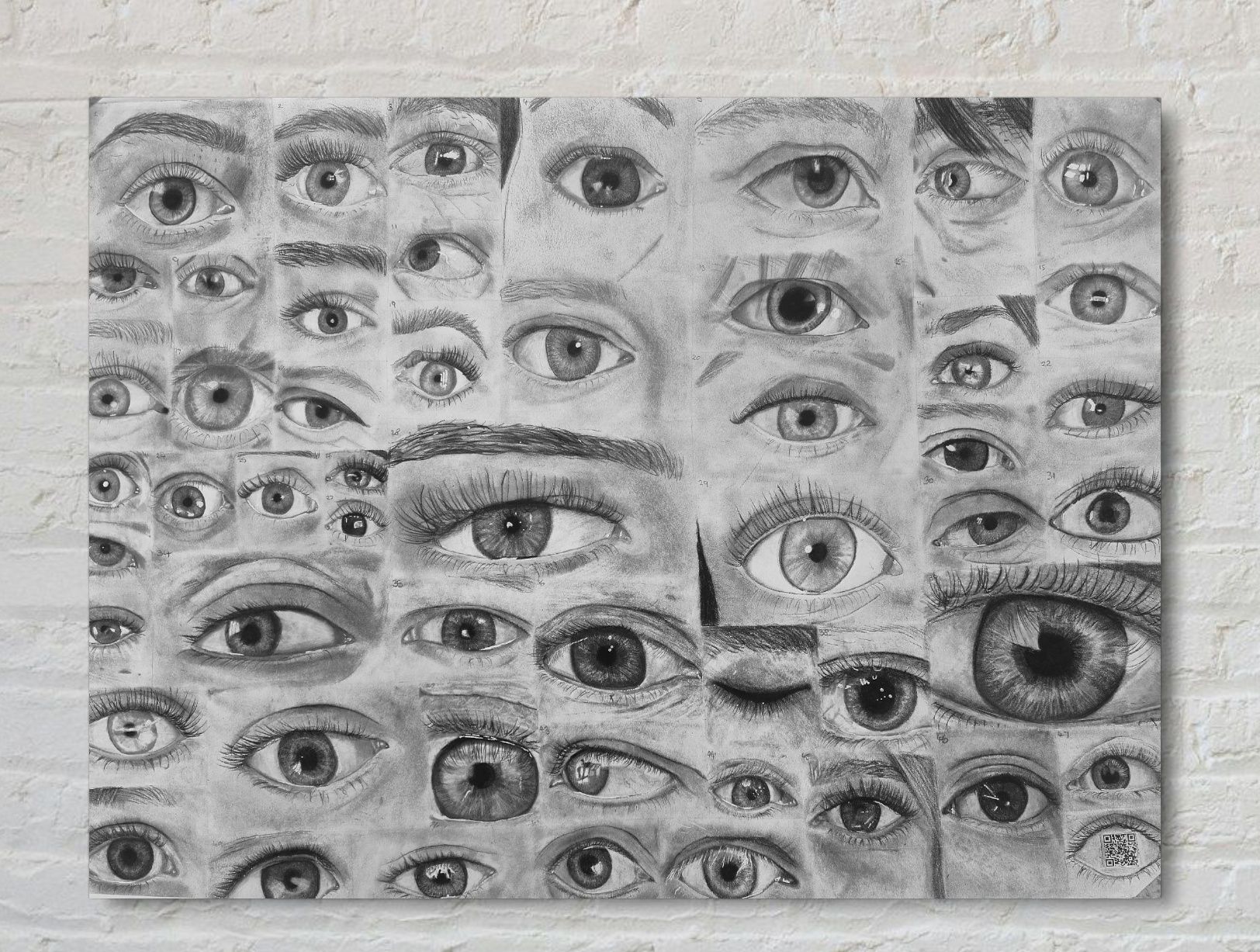 Customised graphite portrait. (Human)